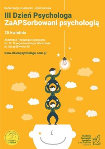 III Dzień Psychologa - plakat