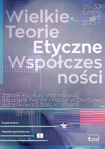 Wielkie teorie etyczne współczesności - plakat